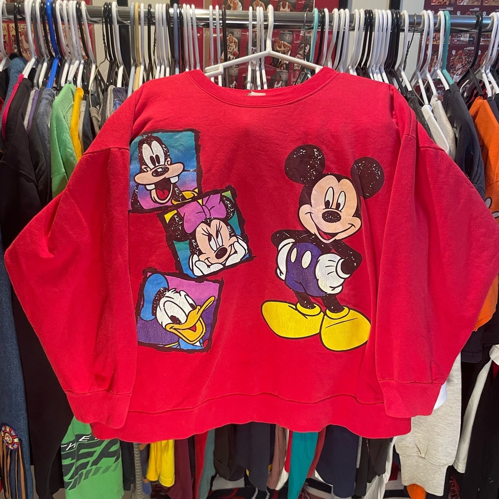 Vintage Disney Mickey Unlimited Land ‘N Sea Mickey Mouse Crewneck Sweatshirt